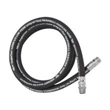 ⅝'' Low Perm Hardwall Hose with ¾” NPT M Permanent External Crimp Chrome Plated Brass Couplings