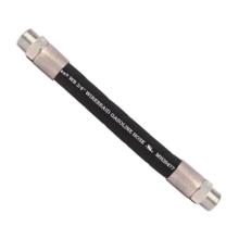 ⅝” Wirebraid Hose with .75'' NPT M Chrome Plated Brass Fixed Couplings