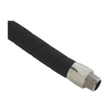 .75” Hardwall Hose with .75'' NPT M Chrome Plated Brass Fixed Couplings