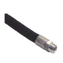 .75” Hardwall Hose with .75'' NPT M Aluminum FerruleZinc Stem Permanent Couplings