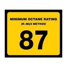 87 OCTANE DECAL